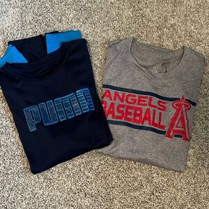 Boys' Navy Blue Graphic Tee